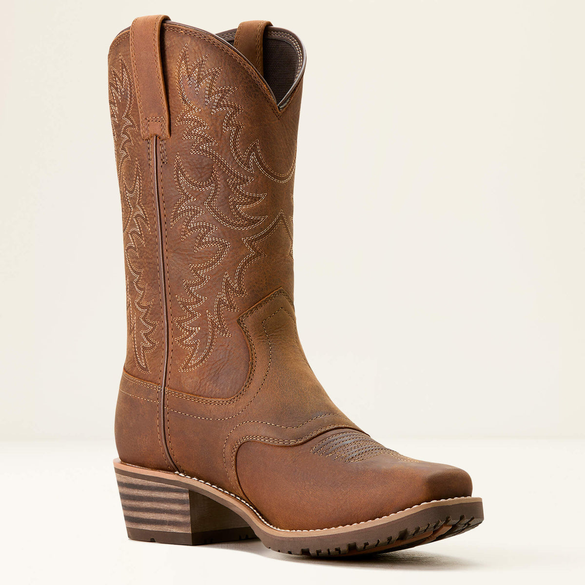 Hybrid Roughstock Square Toe Waterproof Cowboy Boot - US 3843
