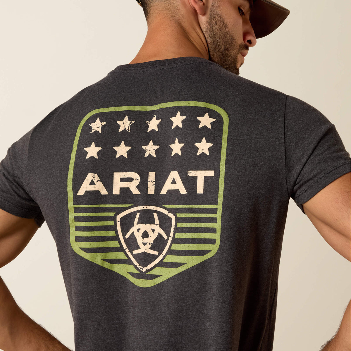 Ariat Stripe Patriotic Badge T-Shirt - US 9792