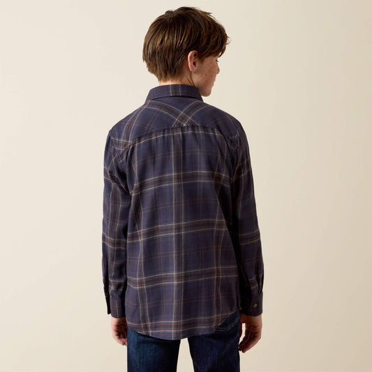 Retro Haas Classic Fit Snap Shirt - US 8163