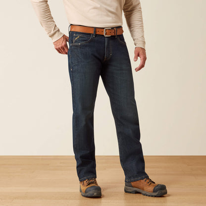 Rebar M4 Relaxed DuraStretch Basic Stackable Straight Leg Jean - US 4264