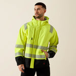 FR Hi-Vis Hooded Waterproof Jacket - US 1617
