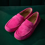 HOT PINK SUEDE
