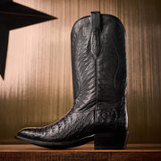 BLACK CAIMAN BELLY|MIDNIGHT BLACK