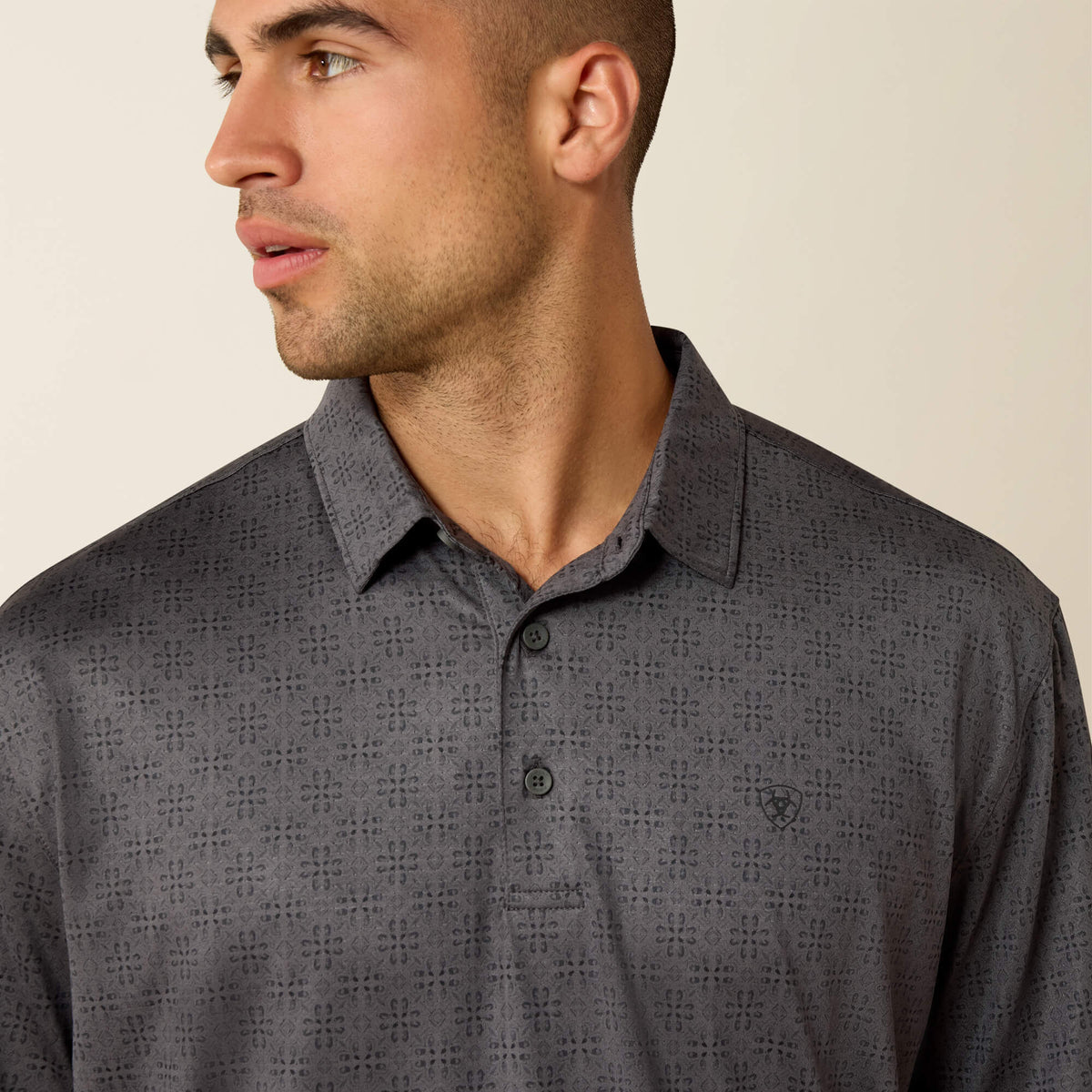 Printed 360 Airflow Classic Fit Polo - US 3318