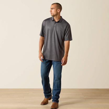 Printed 360 Airflow Classic Fit Polo - US 3318