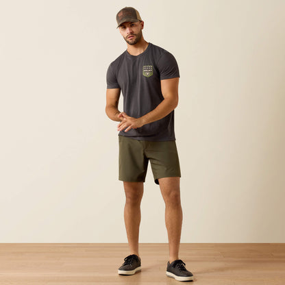Ariat Stripe Patriotic Badge T-Shirt - US 9792