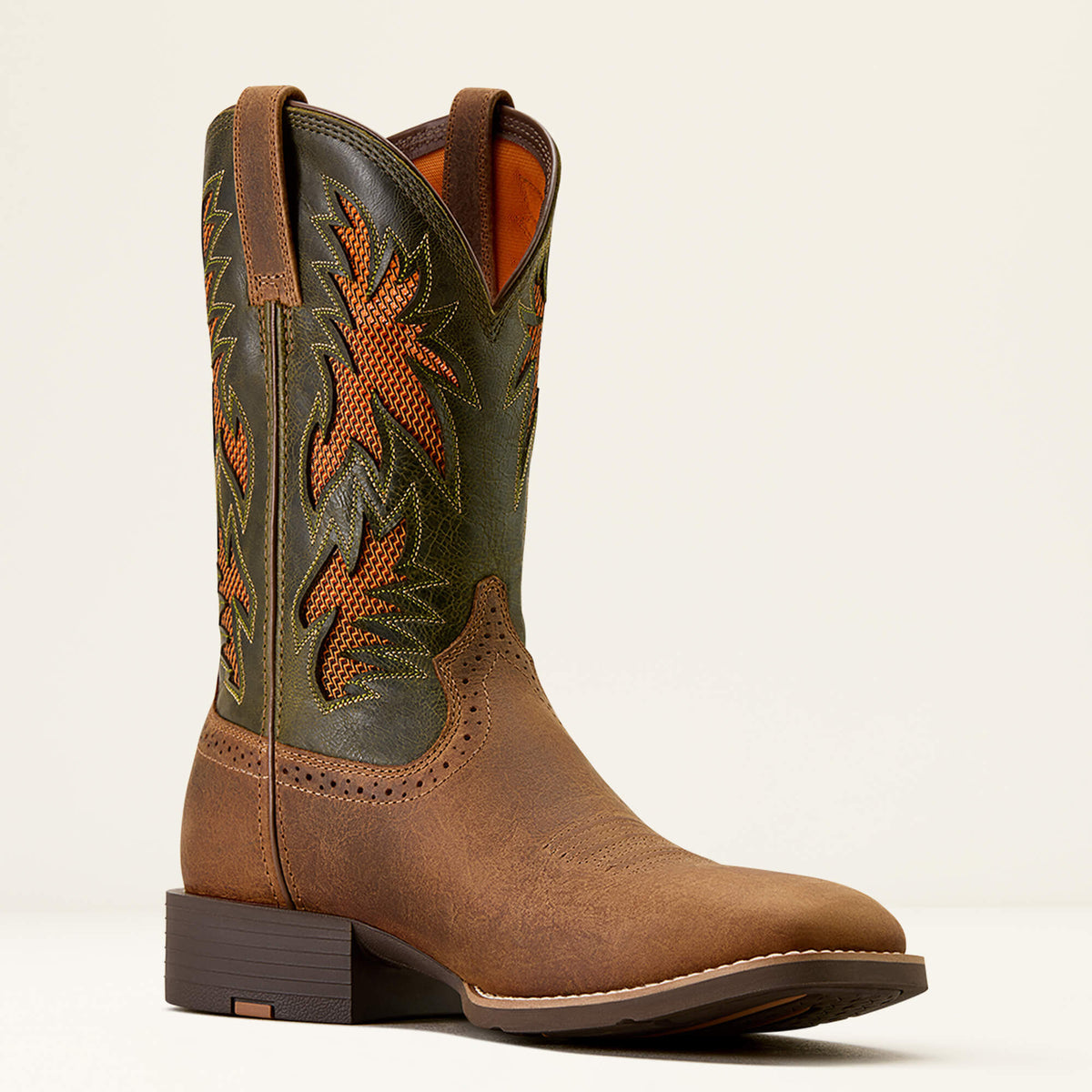 Sport Cool VentTEK Wide Square Toe Cowboy Boot - US 5124