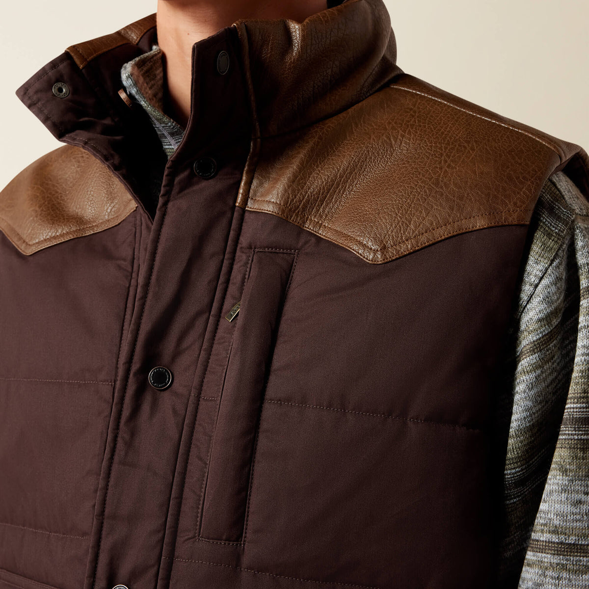 Western Quilted Vest - US 8814