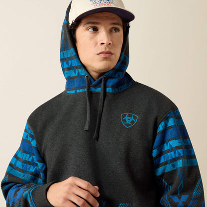Southwestern Color Block Hoodie - US 1902
