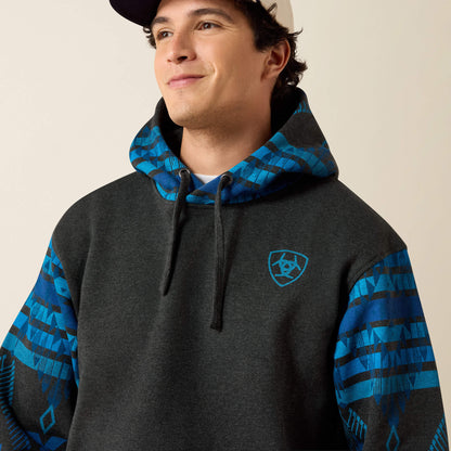 Southwestern Color Block Hoodie - US 1902
