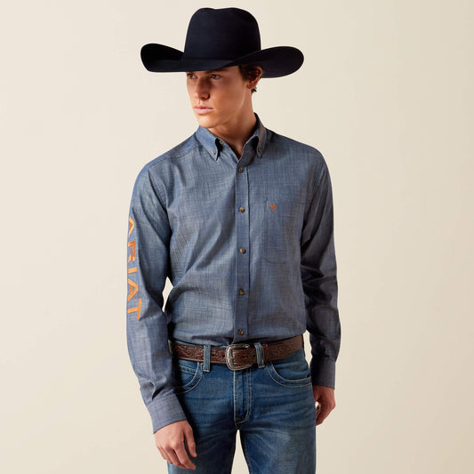 Team Logo Twill Fitted Shirt - US 9032